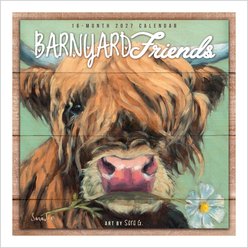 BrownTrout Publishers Barnyard Friends 2027 Wall Calendar