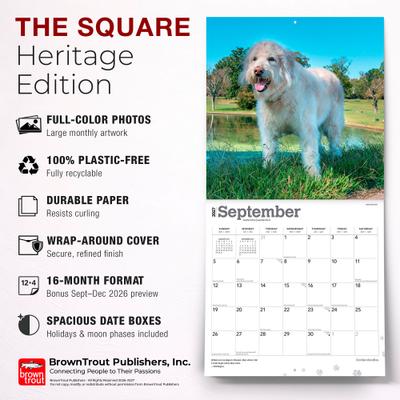 Show full view: BrownTrout Publishers Goldendoodles 2027 Wall Calendar slide 6 of 9