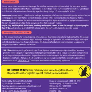 Onguard Plus Flea & Tick Spot Treatment for Dogs, 45-88 lbs, 6 Doses (6-mos. supply)