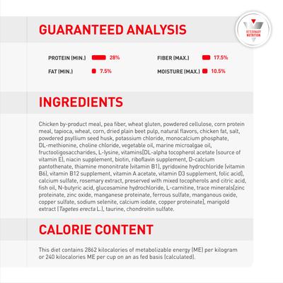 Show full view: Royal Canin Veterinary Diet Multifunction Urinary SO + Satiety Dry Dog Food, 17.6-lb bag slide 8 of 10