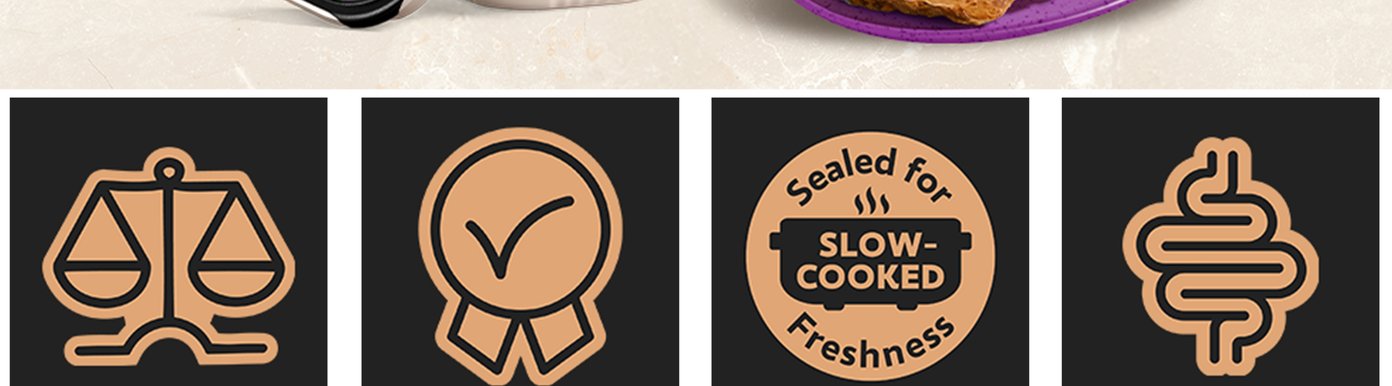 The slow-cooked preparation helps lock in flavor and tenderness, creating a meal that is both easy to digest and hard for dogs to resist. Each recipe is crafted to provide a satisfying dining experience with every serving.