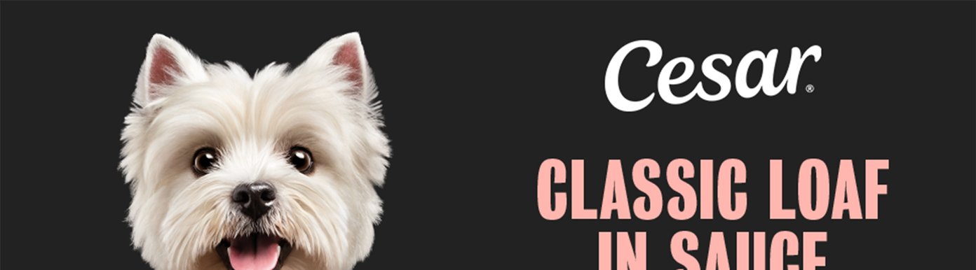Cesar Classic Loaf in Sauce delivers complete and balanced nutrition for adult dogs with delicious recipes made to satisfy everyday mealtime. Made with high-quality ingredients and slow-cooked for tenderness, each tray provides flavorful meals that dogs love.