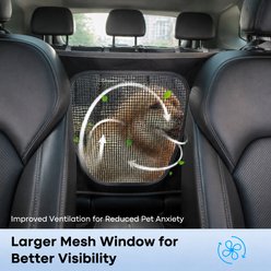 Petdiary Quilted Water Resistant Hammock Dog & Cat Car Seat Cover, Grey slide 2 of 9