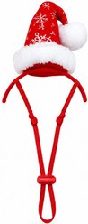 Just Joyful Christmas Santa Hat Dog Headband, Multicolor
