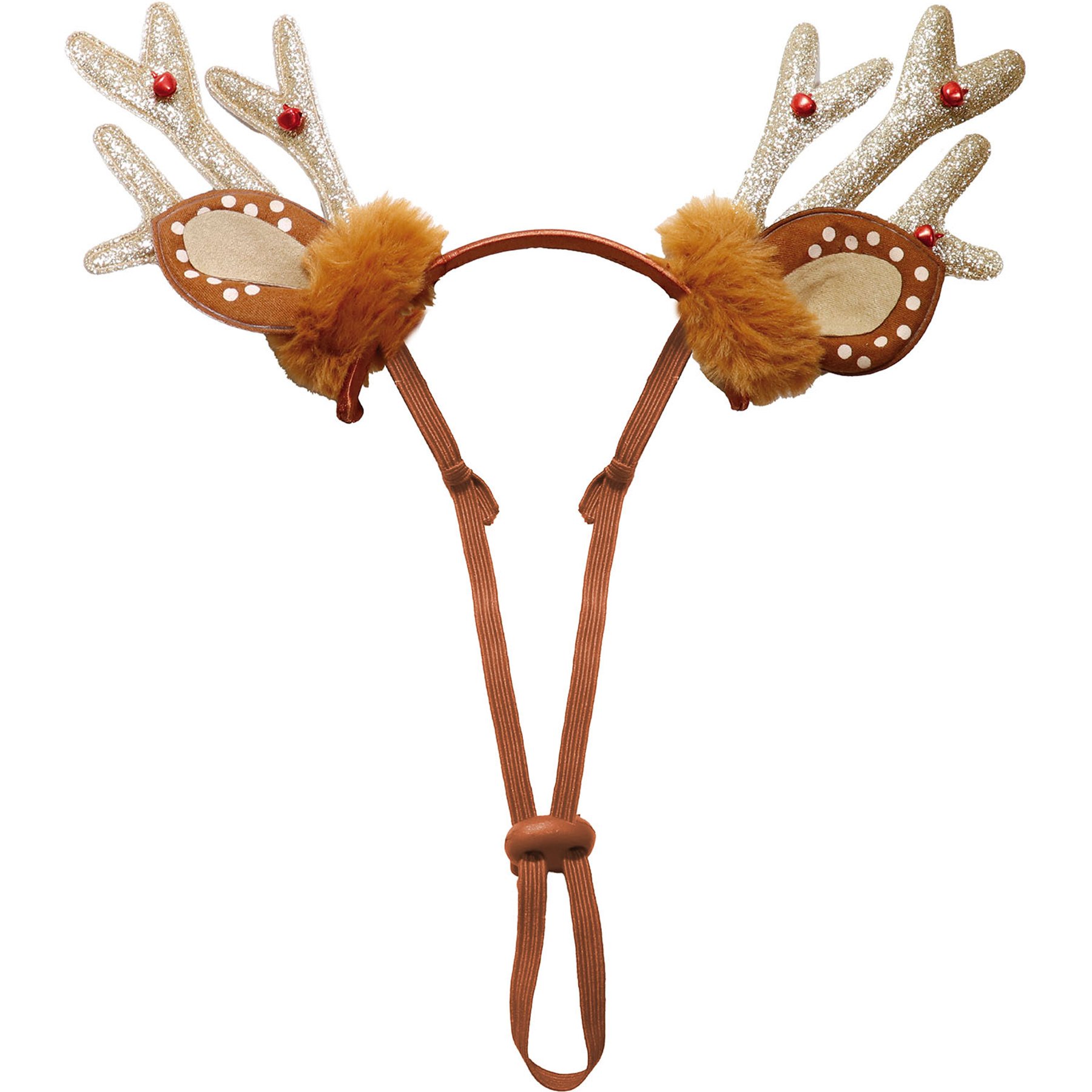 Just Joyful Reindeer Dog Headband, Multicolor