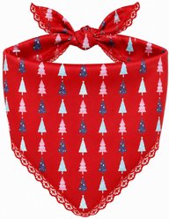 Just Joyful Christmas Tree Dog Bandana, Multicolor