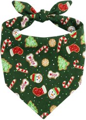 Just Joyful Christmas Tree Stocking & Candy Cane Dog Bandana, Multicolor