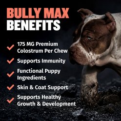 Bully Max Immunity & Growth 2-in-1 Puppy Health Supplement for Dogs, 10.6-oz pouch slide 2 of 9
