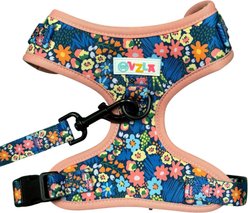 OVZLA Adjustable Lightweight & Comfortable Everyday Walking No-Pull Dog Harness, Multicolor, X-Small: 12.6 to 18.9-in chest