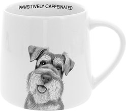 Pavilion Pawsitively Caffeinated Coffee Mug, Gray/White, 17-oz