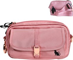 Travel Cat The Whisker Walker Fanny Pack Cat Walking Bag, Pink