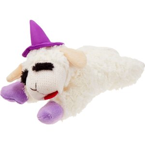 Multipet Halloween Lamb Chop Witch Plush Dog Toy, Color Varies, Regular