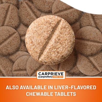Show full view: Carprieve (carprofen) Caplets for Dogs, 75-mg, 60 caplets slide 7 of 7