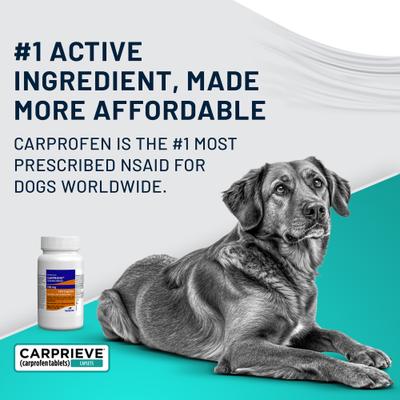 Show full view: Carprieve (carprofen) Caplets for Dogs, 75-mg, 60 caplets slide 4 of 7