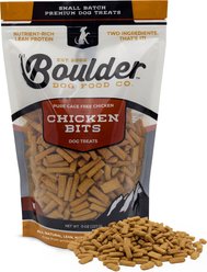 Boulder Dog Food Company Chicken Bits Jerky Dog Treats, 8-oz bag
