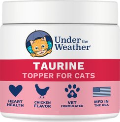Under the Weather Taurine Topper Digestive-Health Chicken Flavored Powder Immune Supplement for Cats, 5.29-oz jar
