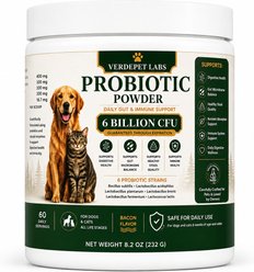 Verdepet Labs Probiotic Immune Support Bacon Flavored Powder Immune Supplement for Dogs, 60 servings