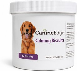 T.H.E. Canine Edge Calming Biscuits Molasses Flavored Supplement for Dogs, 30 count slide 1 of 3