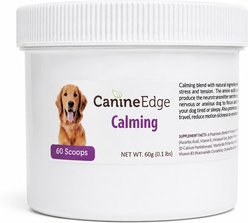 T.H.E. Canine Edge Calming Carrot Flavored Powder Supplement for Dogs, 2.11-oz