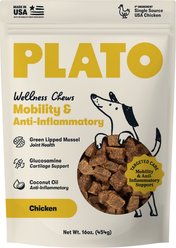 Plato Mobility & Anti-Inflammatory Jerky Supplement for Dogs, 120 count