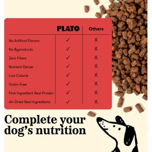 Plato Small Bites Duck Grain-Free Dog Treats, 6-oz bag