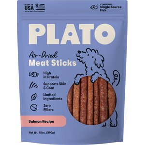 Plato Thinkers Salmon Recipe Dog Treats, 18-oz bag