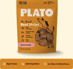 Plato Original Real Strips Salmon Recipe Dog Treats, 18-oz bag slide 2 of 9