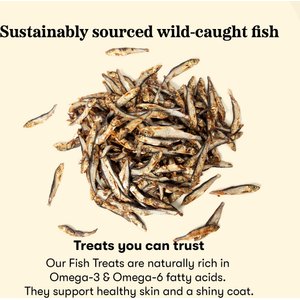 Plato Wild Caught Baltic Sprat Dog Treats, 3-oz bag