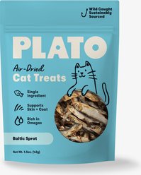 Plato Air-Dried Cat Treats Baltic Sprat, 1.5-oz slide 1 of 9