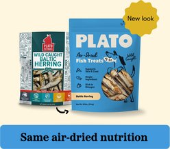 Plato Baltic Herring Dog & Cat Treat, 8.5-oz bag slide 2 of 9