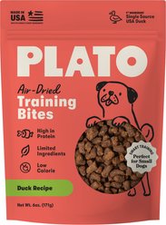Plato Small Bites Duck Grain-Free Dog Treats, 6-oz bag