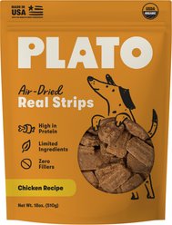 Plato Original Real Strips Chicken Recipe Dog Treats, 18-oz bag