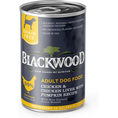 Blackwood Blackwood Grain-Free Chicken & Chicken Liver with Pumpkin All Life Stages Canned Dog Food, 13-oz, case of 12