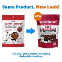 Vitafur Barkin Burger Beef & Sweet Potato Dehydrated Dog Treats, 5-oz bag slide 2 of 6