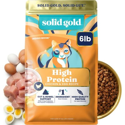 Solid Gold Solid Gold Indigo Moon with Chicken & Eggs Dry Cat Food, 6-lb bag