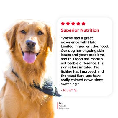 Show full view: Nulo FreeStyle Limited Ingredient Salmon Recipe High-Protein & Grain-Free Puppy & Adult Dry Dog Food, 24-lb bag slide 7 of 11