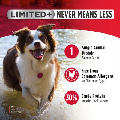 Show full view: Nulo FreeStyle Limited Ingredient Salmon Recipe High-Protein & Grain-Free Puppy & Adult Dry Dog Food, 24-lb bag slide 3 of 11