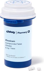 Piroxicam Compounded Chicken Tablet, 5 mg, 1 tablet for Veterinary use slide 1 of 3