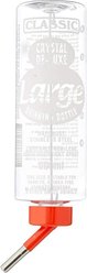 CLASSIC Crystal Deluxe Non-Leak Small Animal Water Bottle, 20-oz bottle