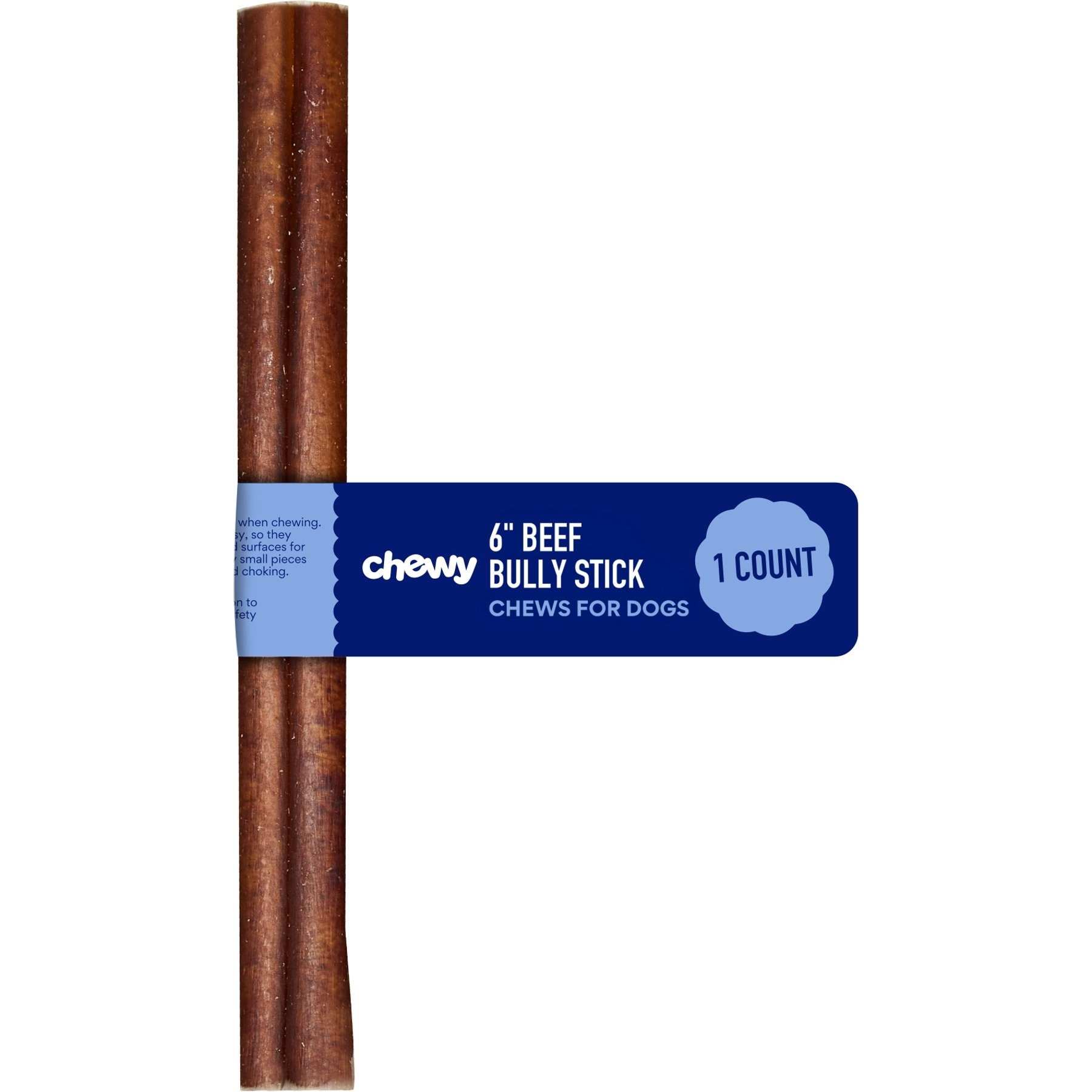 Chewy Made Standard Bully Stick 6" Dog Treats (FORMERLY BONES & CHEWS), 1 count