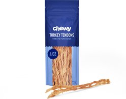 Chewy Made Turkey Tendon Dog Treats (FORMERLY BONES & CHEWS), 4-oz bag