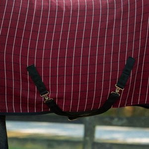 Equinavia Luftig Waffle Horse Cooler, Burgundy/Black, 84-in
