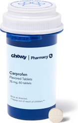 Carprofen (Generic) FLAVORED TABLETS for Dogs, 75-mg, 60 tablets