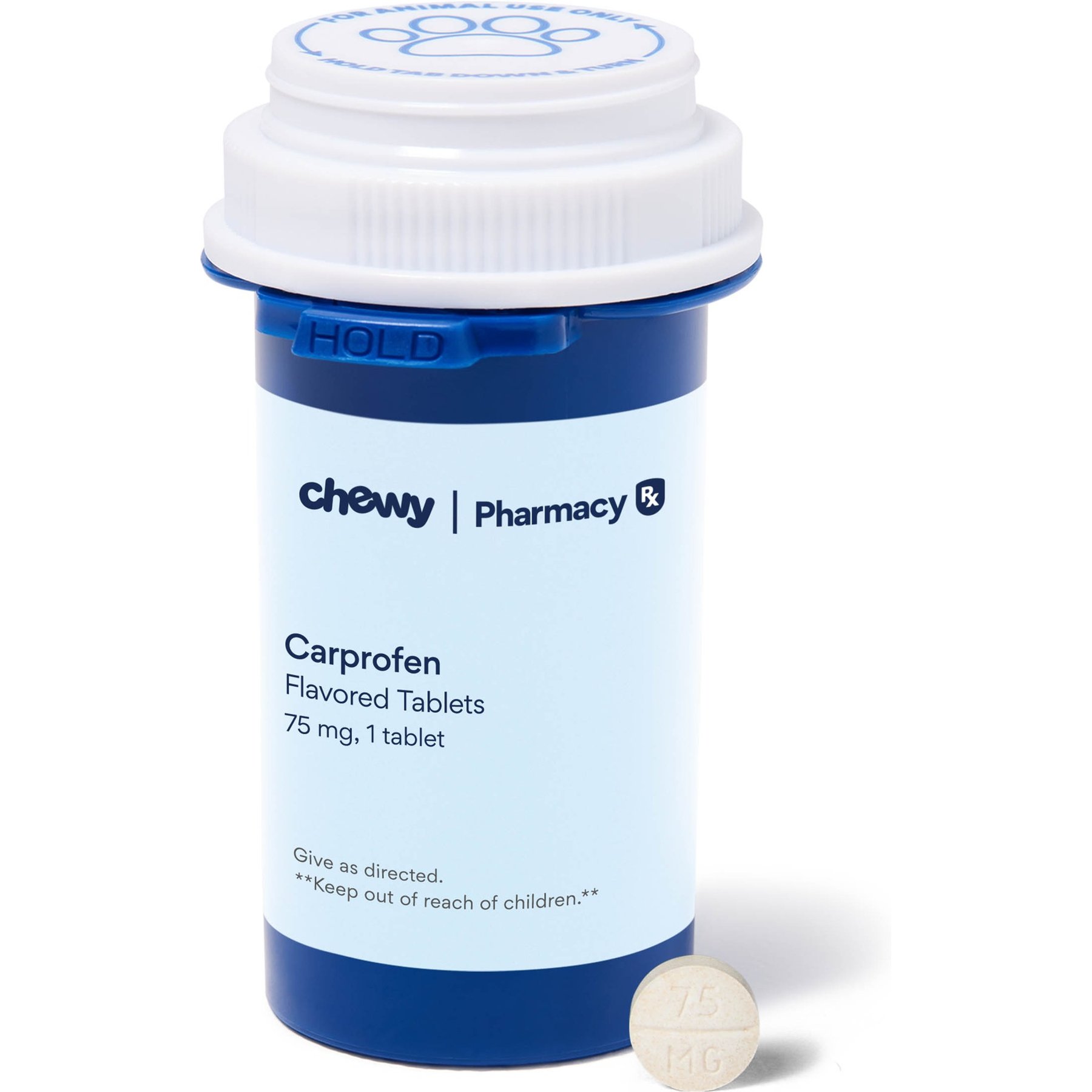 Carprofen (Generic) FLAVORED TABLETS for Dogs, 75-mg, 60 tablets