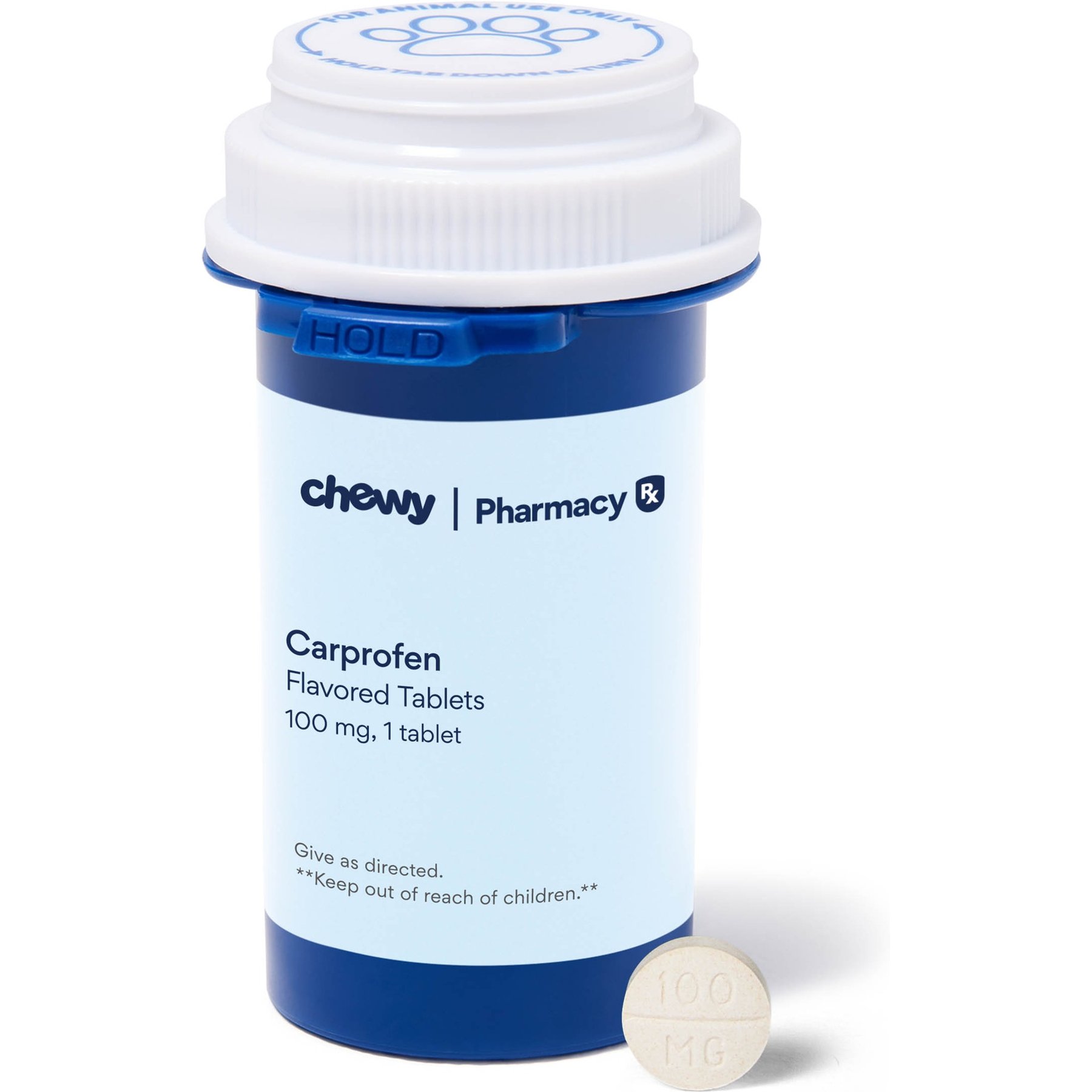 Carprofen (Generic) FLAVORED TABLETS for Dogs, 100-mg, 90 tablets