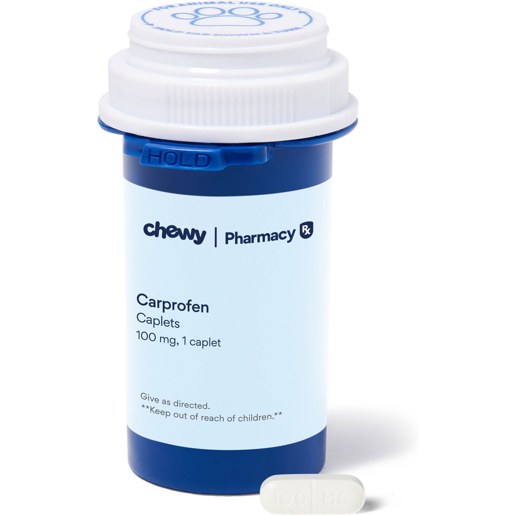 Carprofen (Generic) CAPLETS for Dogs, 100-mg, 180 caplets