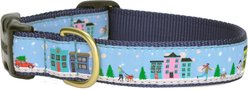 Up Country City Christmas Dog Collar, Wide: Medium