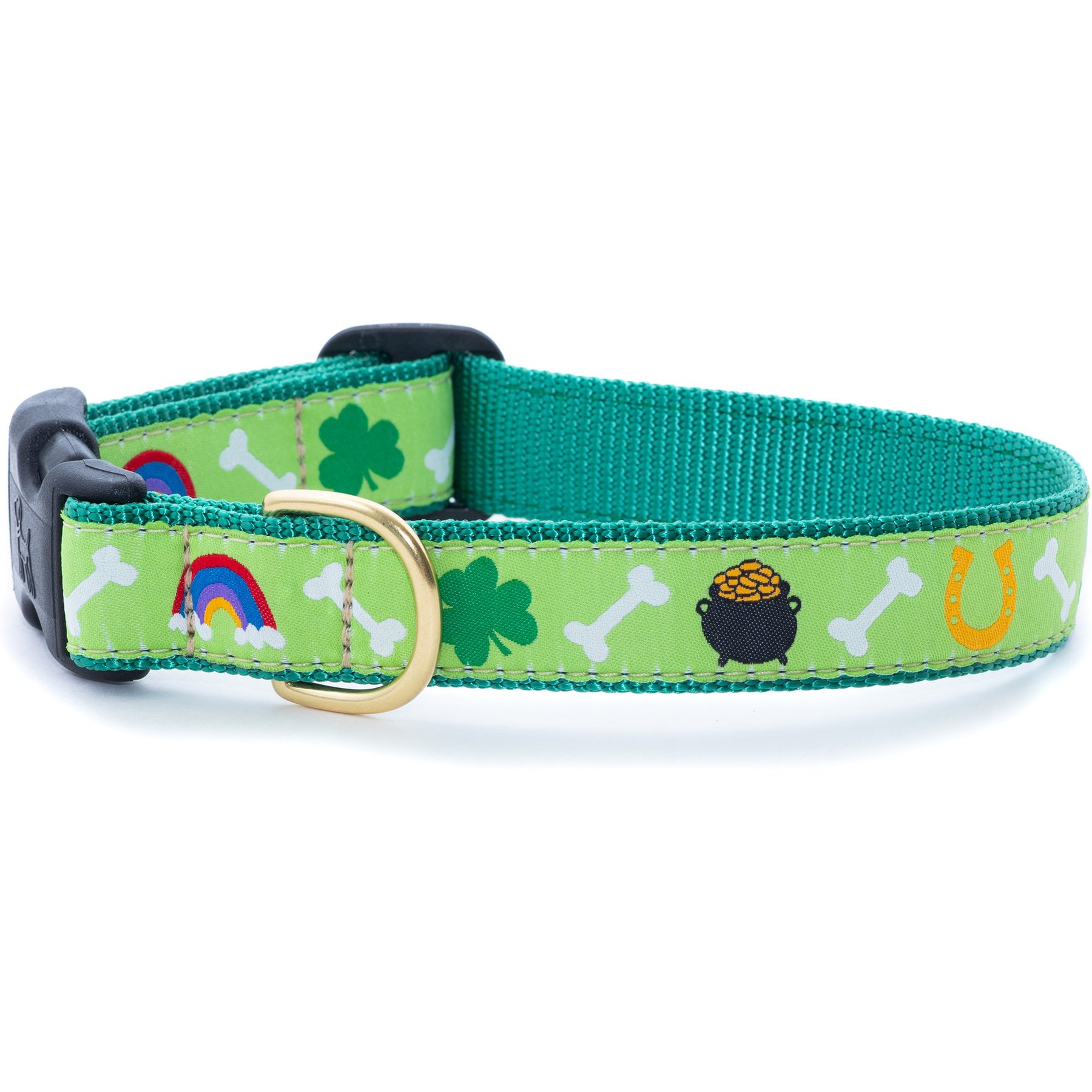 Up Country Lucky Charm Dog Collar, Wide: X-Large