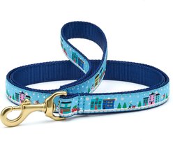 Up Country City Christmas Lead D-Ring Standard Dog Leash, Wide: 5-ft long, 1-in wide