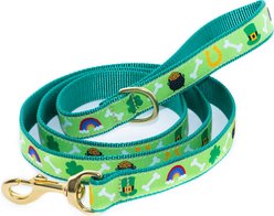 Up Country Lucky Charm Lead D-Ring Standard Dog Leash, Wide: 5-ft long, 1-in wide